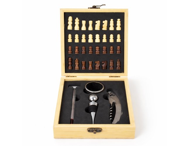 Kit Vinho Xadrez 4 Pe�as