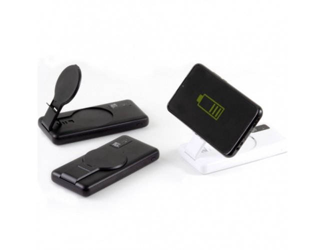 Power Bank 10.000mAh com Carregamento via Indução ou via Cabo